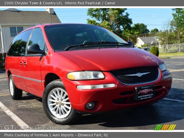 2000 Chrysler Town & Country LXi in Inferno Red Pearlcoat