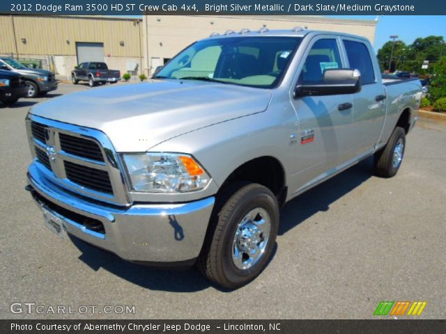 2012 Dodge Ram 3500 HD ST Crew Cab 4x4 in Bright Silver Metallic