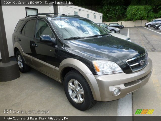 2004 Kia Sorento EX 4WD in Ebony Black