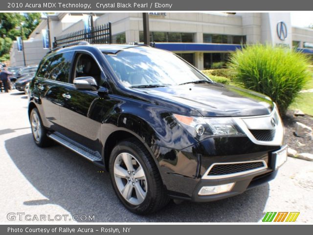 2010 Acura MDX Technology in Crystal Black Pearl