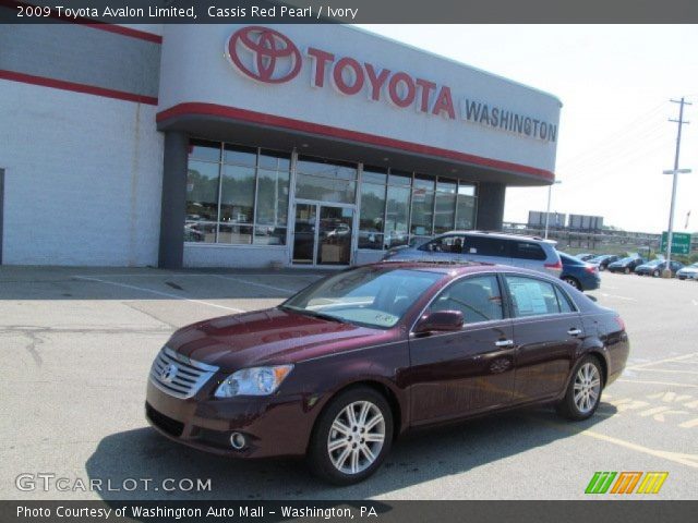 2009 Toyota Avalon Limited in Cassis Red Pearl