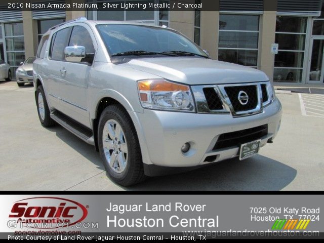 2010 Nissan Armada Platinum in Silver Lightning Metallic