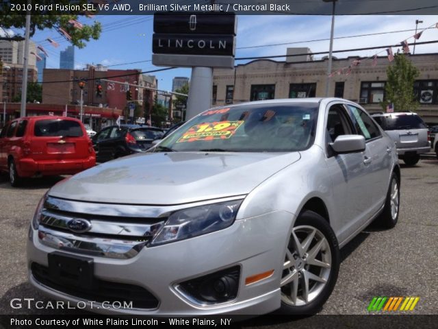 2010 Ford Fusion SEL V6 AWD in Brilliant Silver Metallic