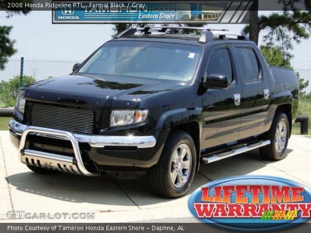 2008 Honda Ridgeline RTL in Formal Black