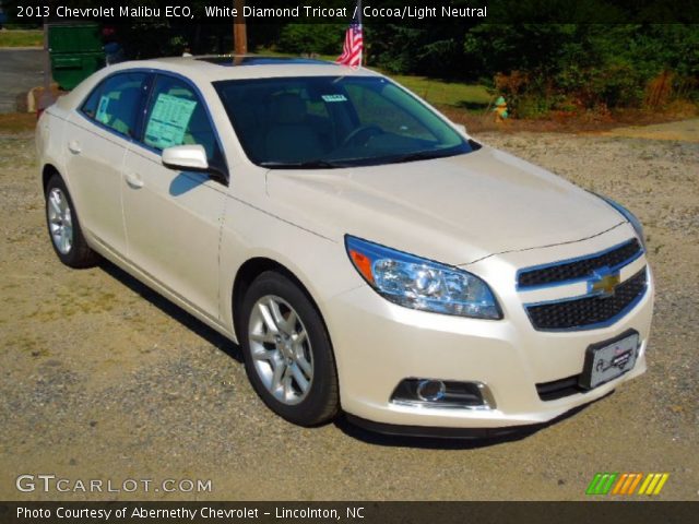 2013 Chevrolet Malibu ECO in White Diamond Tricoat
