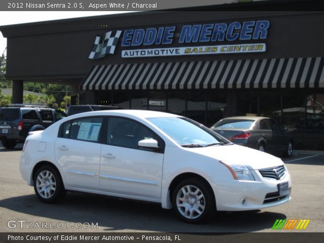 2012 Nissan Sentra 2.0 S in Aspen White