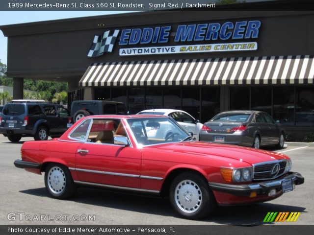 1989 Mercedes-Benz SL Class 560 SL Roadster in Signal Red