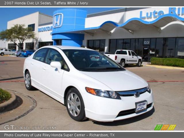 2007 Honda Civic LX Sedan in Taffeta White
