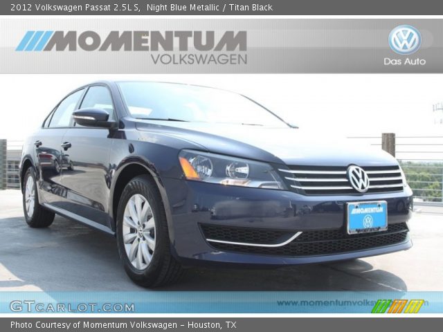 2012 Volkswagen Passat 2.5L S in Night Blue Metallic