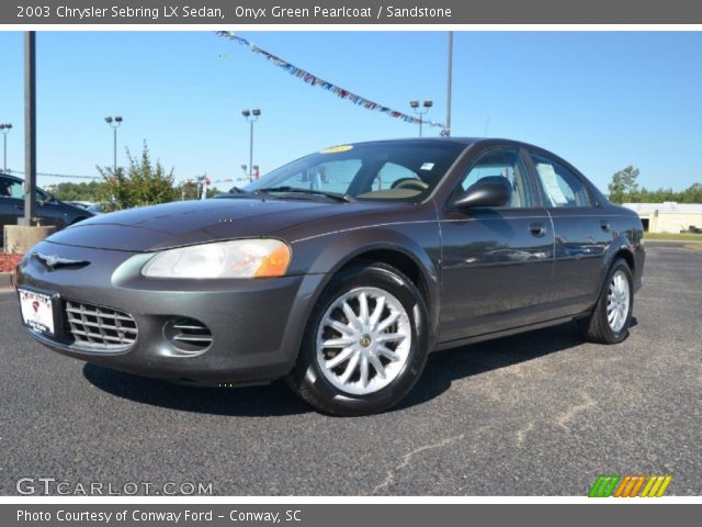 2003 Chrysler Sebring LX Sedan in Onyx Green Pearlcoat