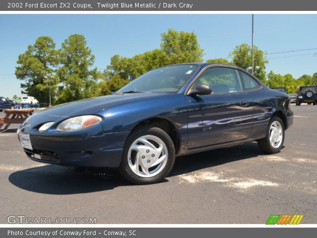 2002 Ford Escort ZX2 Coupe in Twilight Blue Metallic