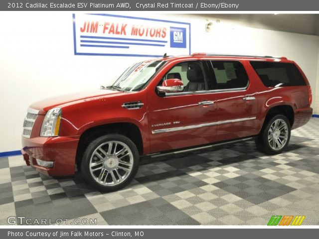 2012 Cadillac Escalade ESV Platinum AWD in Crystal Red Tintcoat