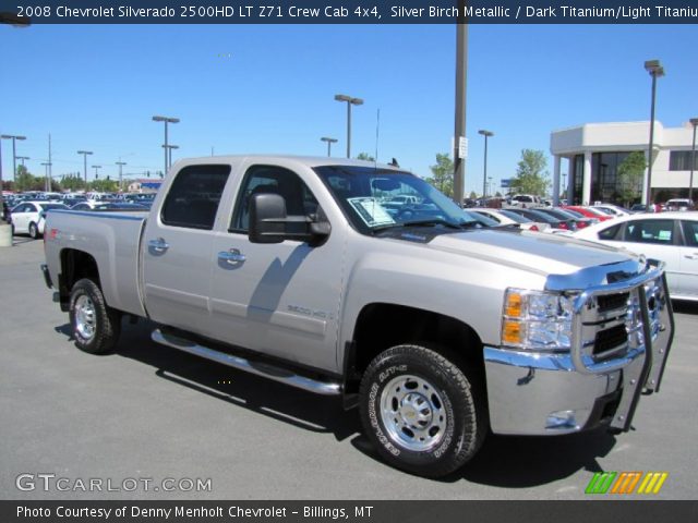 2008 Chevrolet Silverado 2500HD LT Z71 Crew Cab 4x4 in Silver Birch Metallic
