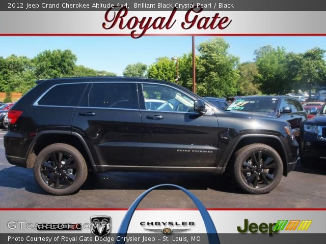 2012 Jeep Grand Cherokee Altitude 4x4 in Brilliant Black Crystal Pearl