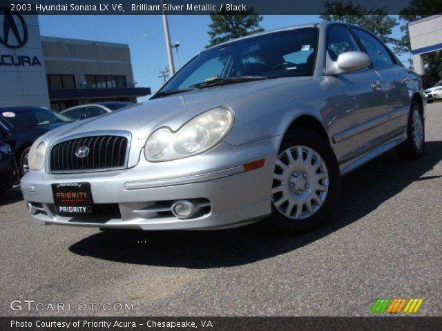 2003 Hyundai Sonata LX V6 in Brilliant Silver Metallic