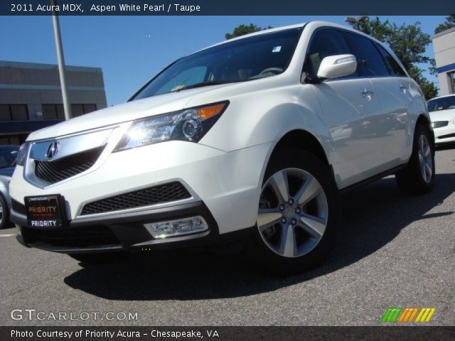 2011 Acura MDX  in Aspen White Pearl