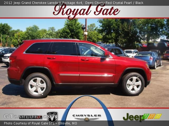 2012 Jeep Grand Cherokee Laredo X Package 4x4 in Deep Cherry Red Crystal Pearl