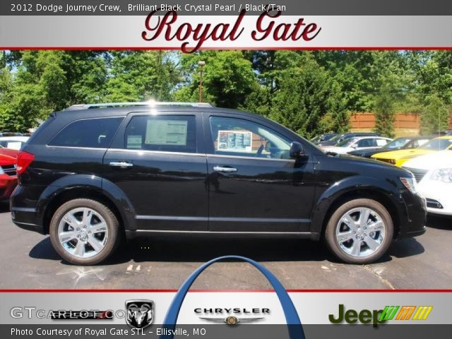 2012 Dodge Journey Crew in Brilliant Black Crystal Pearl