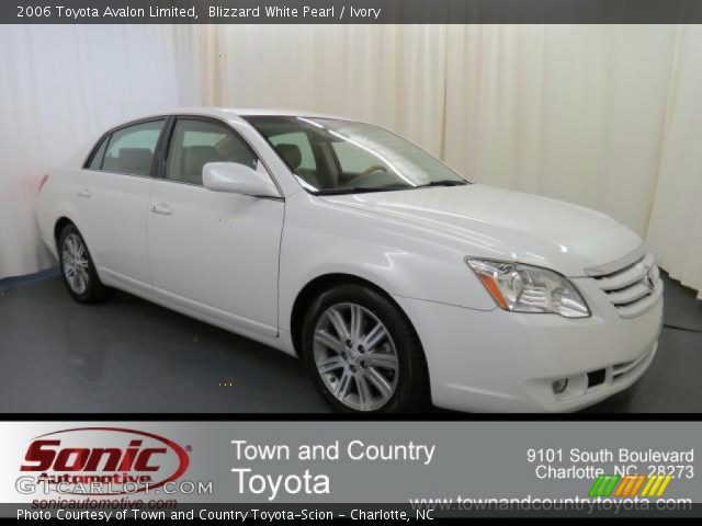 2006 Toyota Avalon Limited in Blizzard White Pearl
