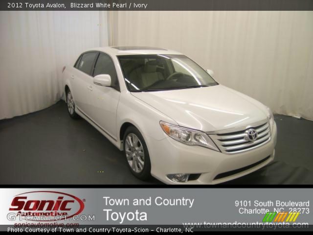 2012 Toyota Avalon  in Blizzard White Pearl