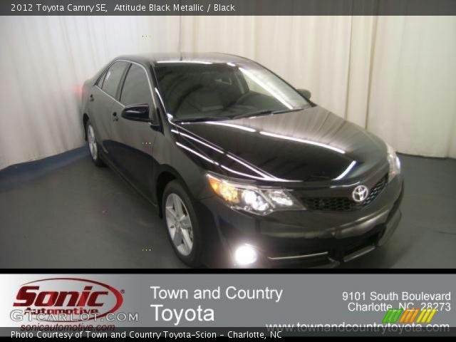 2012 Toyota Camry SE in Attitude Black Metallic