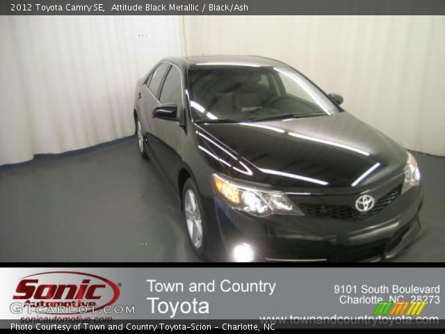 2012 Toyota Camry SE in Attitude Black Metallic
