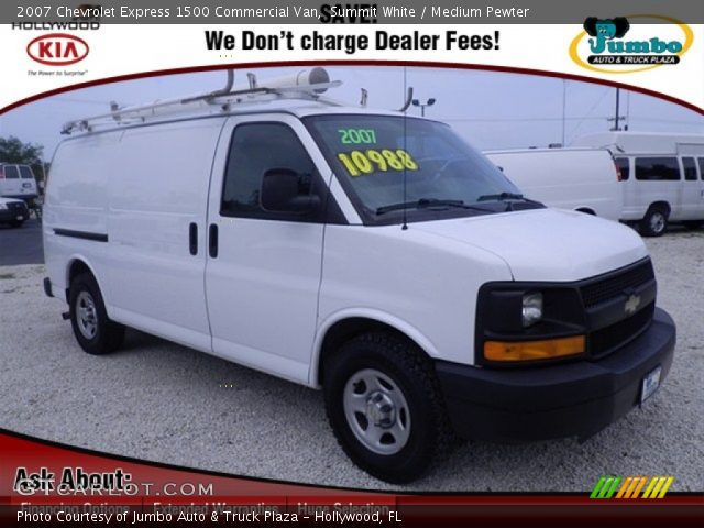 2007 Chevrolet Express 1500 Commercial Van in Summit White