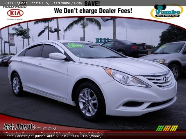 2011 Hyundai Sonata GLS in Pearl White