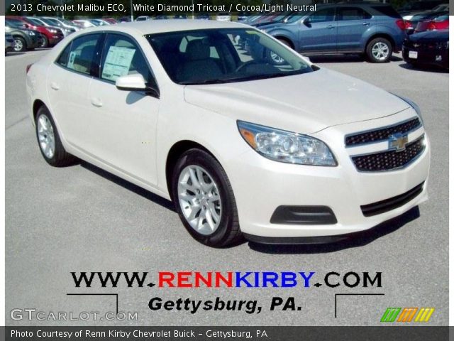 2013 Chevrolet Malibu ECO in White Diamond Tricoat