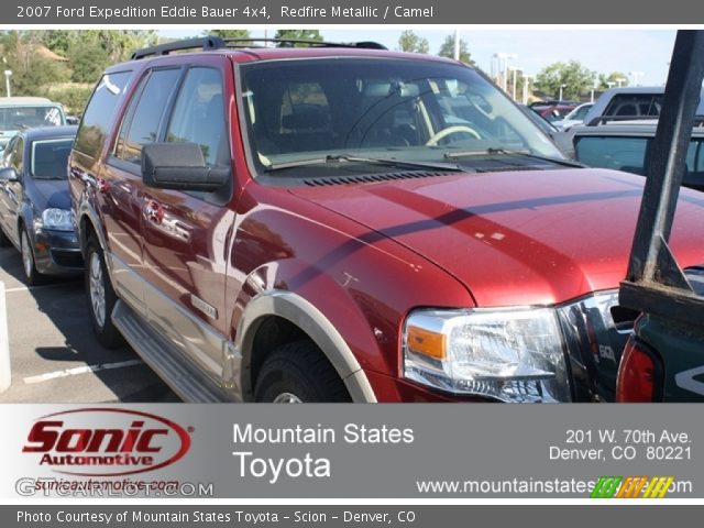 2007 Ford Expedition Eddie Bauer 4x4 in Redfire Metallic