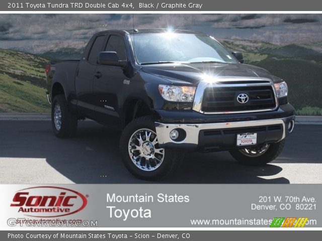 2011 Toyota Tundra TRD Double Cab 4x4 in Black