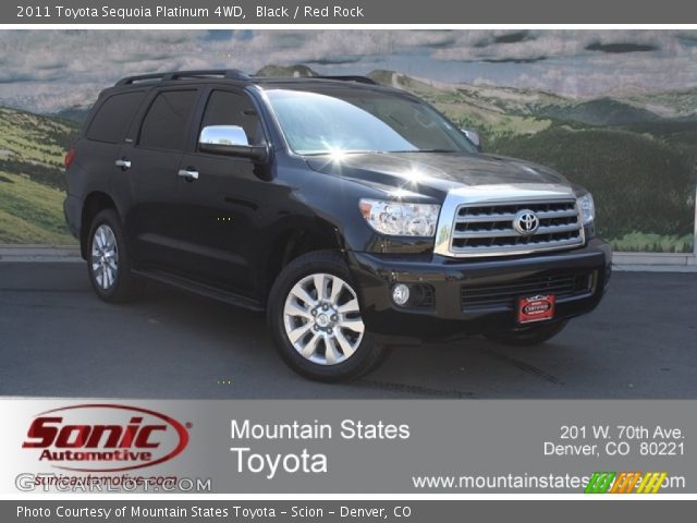 2011 Toyota Sequoia Platinum 4WD in Black