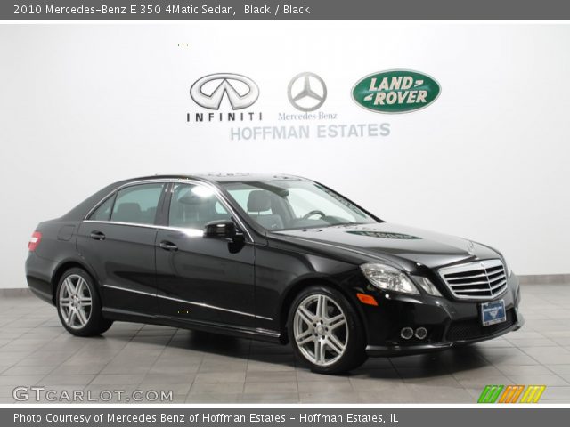 2010 Mercedes-Benz E 350 4Matic Sedan in Black