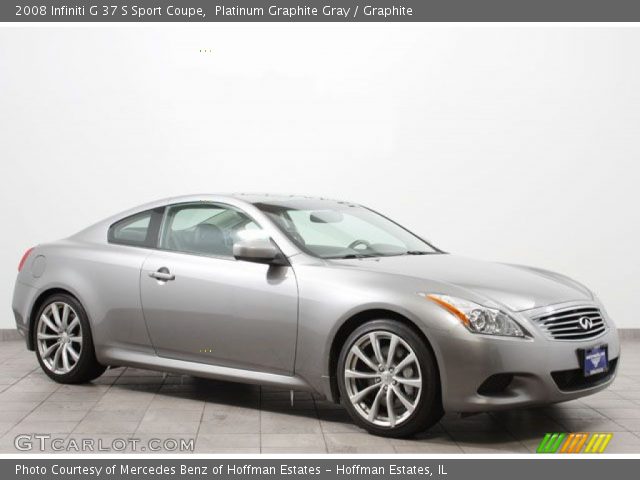 2008 Infiniti G 37 S Sport Coupe in Platinum Graphite Gray
