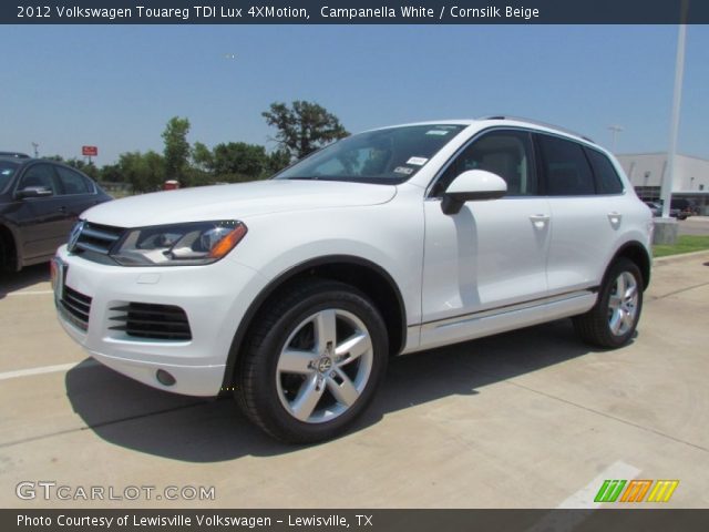 2012 Volkswagen Touareg TDI Lux 4XMotion in Campanella White