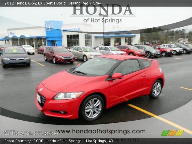 2012 Honda CR-Z EX Sport Hybrid in Milano Red