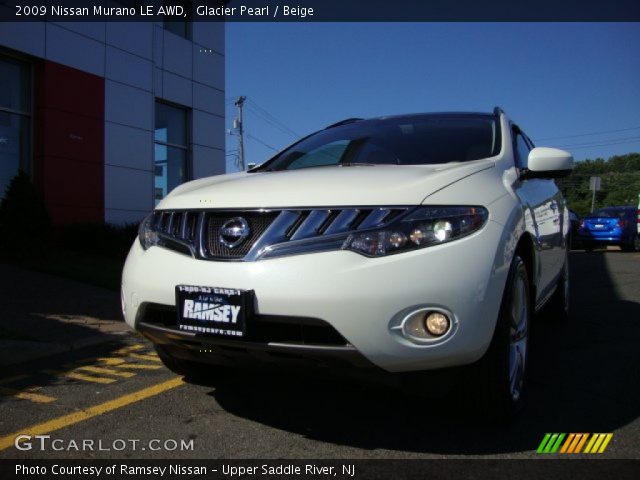 2009 Nissan Murano LE AWD in Glacier Pearl