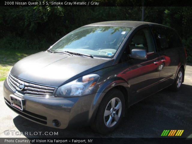 2008 Nissan Quest 3.5 S in Smoke Gray Metallic
