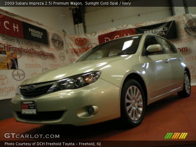 2009 Subaru Impreza 2.5i Premium Wagon in Sunlight Gold Opal