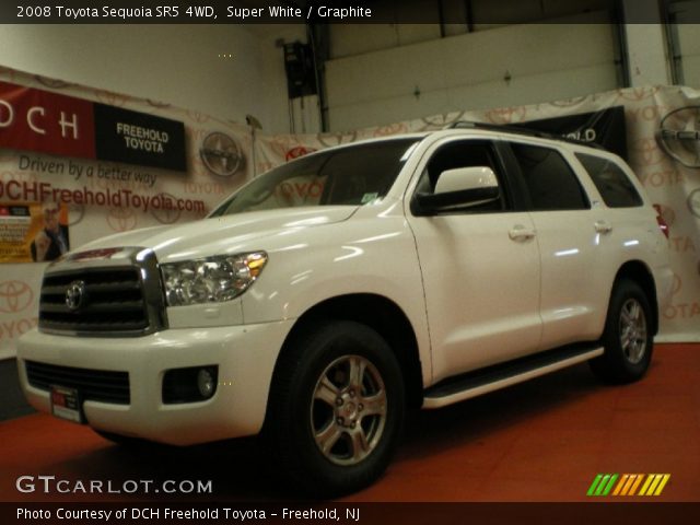 2008 Toyota Sequoia SR5 4WD in Super White