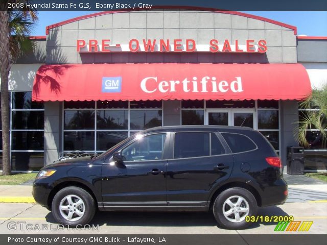 2008 Hyundai Santa Fe GLS in Ebony Black