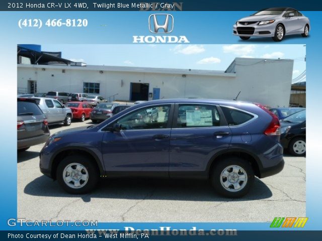 2012 Honda CR-V LX 4WD in Twilight Blue Metallic