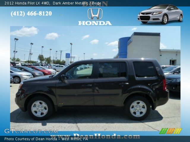 2012 Honda Pilot LX 4WD in Dark Amber Metallic