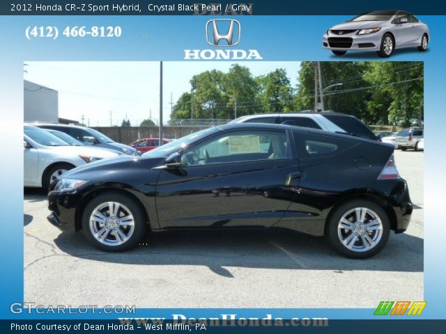 2012 Honda CR-Z Sport Hybrid in Crystal Black Pearl