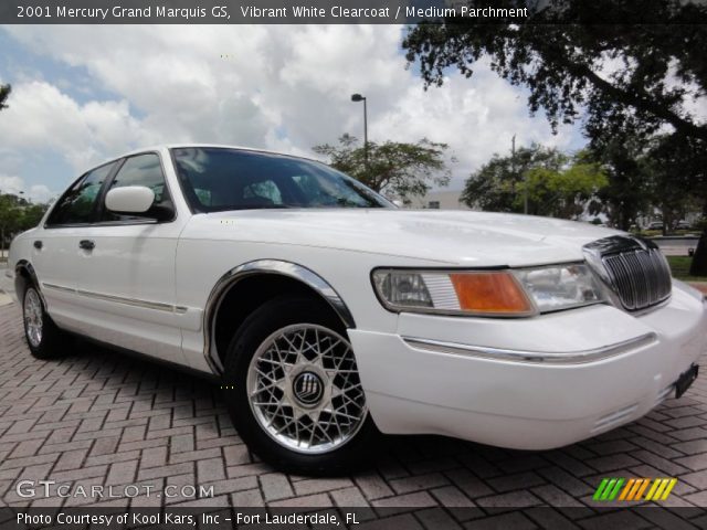 2001 Mercury Grand Marquis GS in Vibrant White Clearcoat
