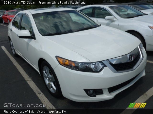 2010 Acura TSX Sedan in Premium White Pearl