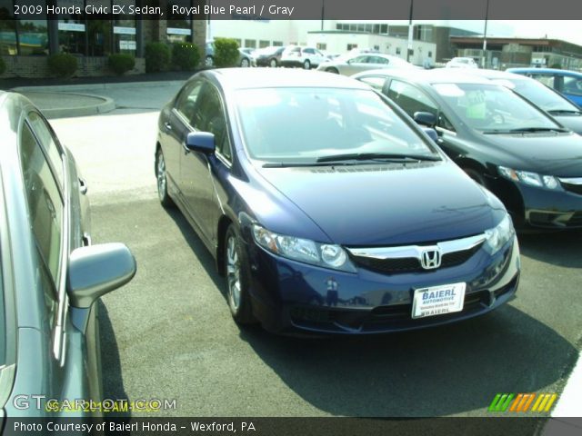 2009 Honda Civic EX Sedan in Royal Blue Pearl
