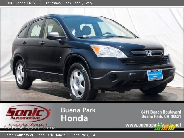 2008 Honda CR-V LX in Nighthawk Black Pearl