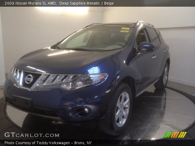 2009 Nissan Murano SL AWD in Deep Sapphire Metallic