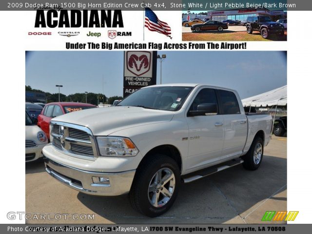 2009 Dodge Ram 1500 Big Horn Edition Crew Cab 4x4 in Stone White